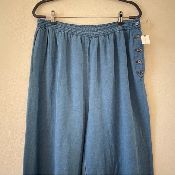 Anthropologie Denim Harem Pants Size M barrel oversized NWT - Picture 6 of 15